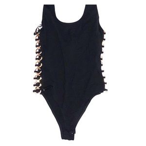 Forever 21 Bodysuit with Chain Link detail